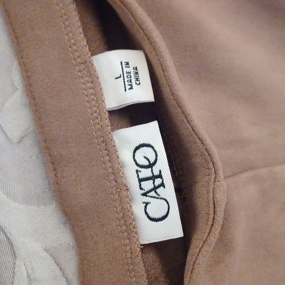 Cato faux suede leggings - Picture 4 of 6